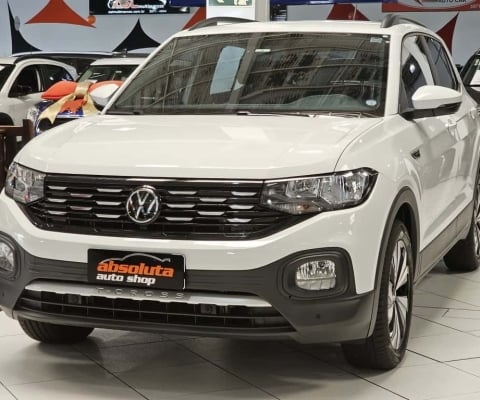 VOLKSWAGEN T-CROSS COMFORTLINE 1.0 200 TSI FLEX AUTOMÁTICO - 2024 - BRANCO