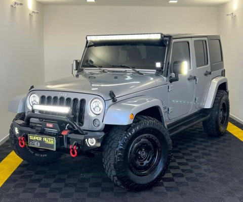 Jeep Wrangler UNLIMITED 3.6L - Prata - 2015/2015