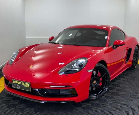 Porsche Cayman GTS 4.0 DE 400CV, FULL PPF E FULL COURO - Vermelha - 2023/2023