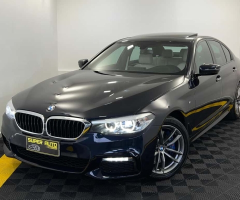 BMW 530 2.0T 252CV ÚNICO DONO - Preta - 2017/2018