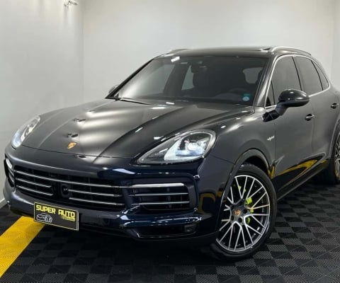 Porsche Cayenne E-HYBRID 462CV, SPORT CHRONO E SUSPENSÃO PNEUMÁTICA - Azul - 2022/2022