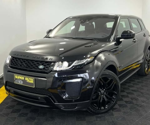 Land Rover Range Rover Evoque HSE DYNAMIC 2.0T 240CV COM TETO PANORÂMICO! - Preta - 2018/2018