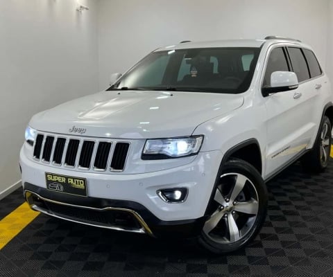 Jeep Grand Cherokee LIMITED 3.6 286CV COM ENTRETENIMENTO TRASEIRO - Branca - 2014/2014