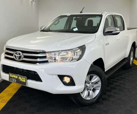 Toyota Hilux SRV 2.8T 177 CV ÚNICO DONO - Branca - 2016/2017