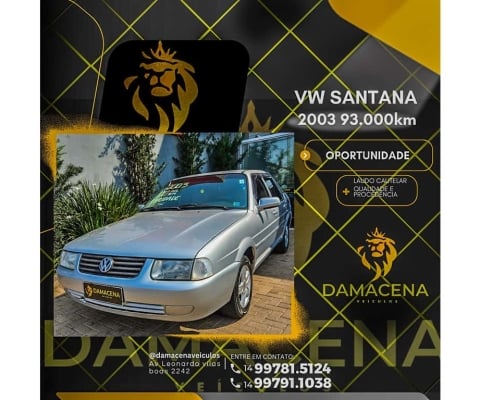 Volkswagen Santana 2003 1.8 mi comfortline 8v álcool 4p manual