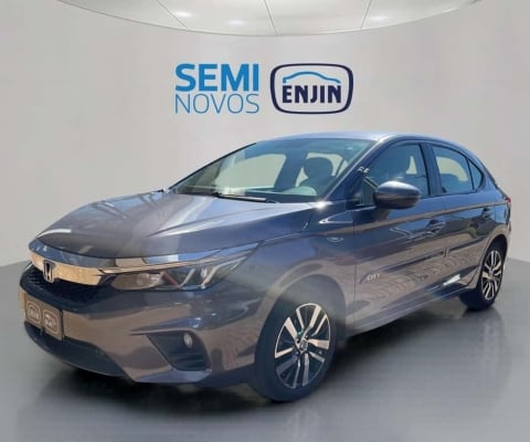 Honda City Hatchback EXL 1.5 Flex 16V Aut.  - Cinza - 2022/2022