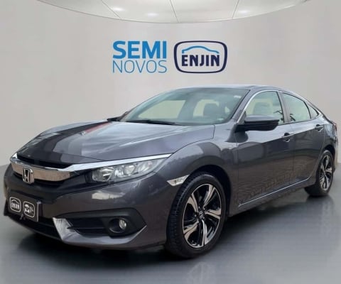 Honda Civic EXL CVT - Cinza - 2017/2017