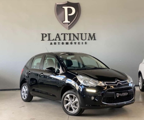 Citroën C3 Tendance 1.5 Flex 8V 5p Mec.  - Preta - 2014/2015