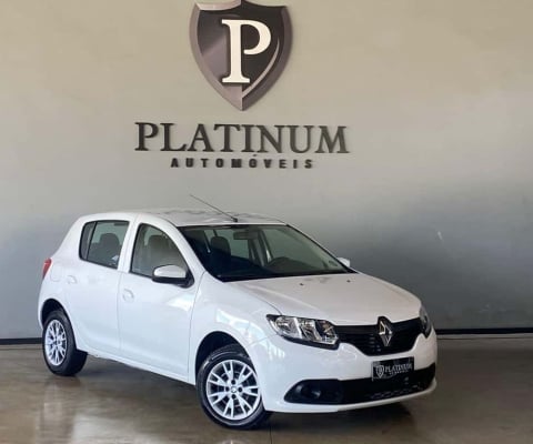 Renault Sandero Authentique Hi-Power 1.0 16V 5p - Branca - 2015/2016