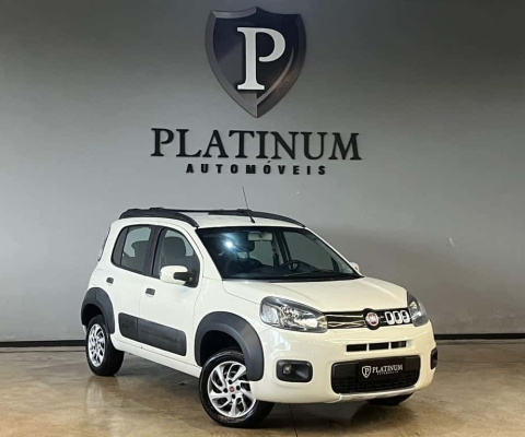 Fiat Uno WAY 1.0 EVO Fire Flex 8V 5p  - Branca - 2014/2015