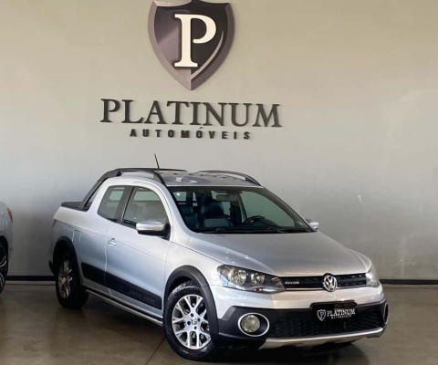 Volkswagen Saveiro CROSS 1.6 T.Flex 16V CD  - Prata - 2015/2016