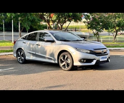 Honda Civic TOURING CVT - Prata - 2018/2018