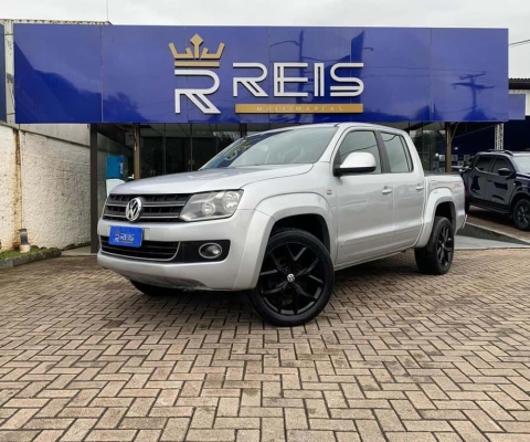 Volkswagen Amarok High.CD 2.0 16V TDI 4x4 Dies. Aut - Prata - 2013/2013