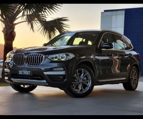 BMW X3 BMW - X3 2.0 16V GASOLINA X LINE XDRIVE20I STEPTRONIC  - Cinza - 2018/2019