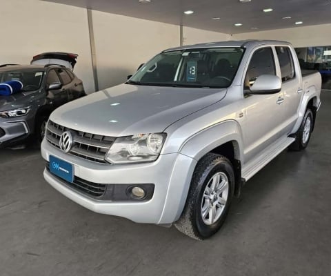 Volkswagen Amarok Trendline CD 2.0 16V TDI 4x4 Dies  - Prata - 2012/2013