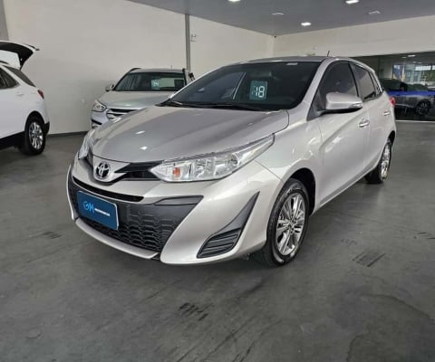 Toyota Yaris XL Plus Con. 1.5 Flex 16V 5p Aut.  - Prata - 2019/2020