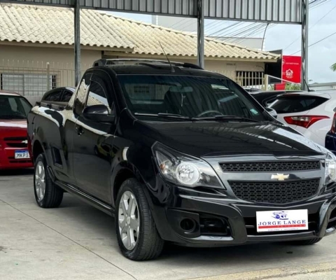 Chevrolet Montana Sport 1.4 ECONOFLEX 8V 2p - Preta - 2014/2015