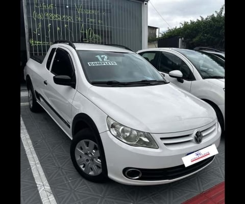 Volkswagen Saveiro Trendline 1.6 T.Flex 8V CE  - Branca - 2011/2012