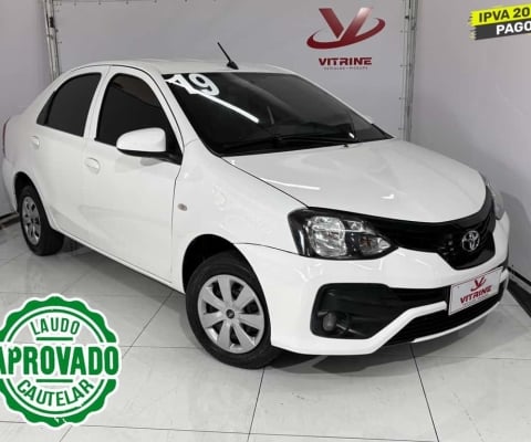 Toyota Etios 2019 1.5 x sedan 16v flex 4p manual
