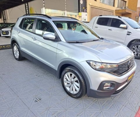 Volkswagen T-Cross TSI Com 22 MIL KM NA GARANTIA DE FABRICA  - Prata - 2022/2023