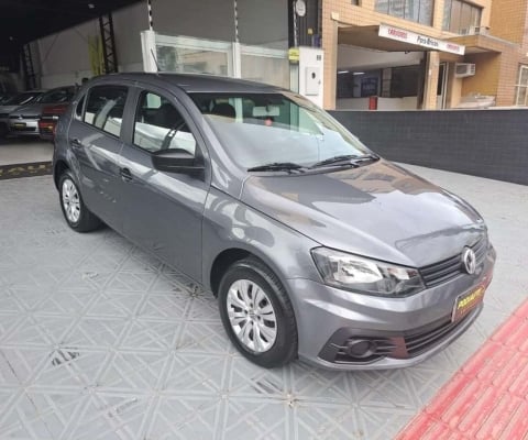 Volkswagen Gol Trendline 1.0 Flex  COMPLETO - Cinza - 2017/2017