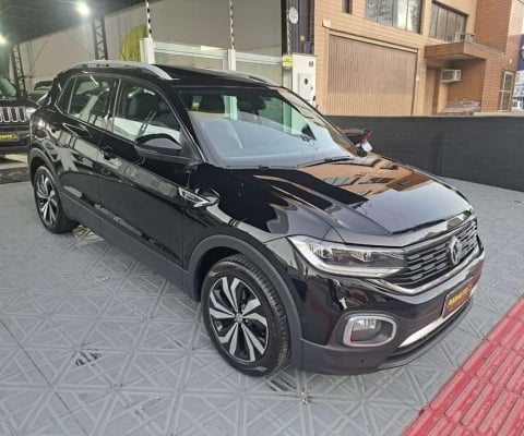 Volkswagen T-Cross T-CROSS HIGHLINE TETO SOLAR  - Preta - 2021/2021