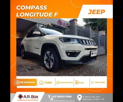 JEEP COMPASS LONGITUDE F 2020 BRANCO