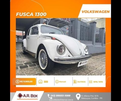 VOLKSWAGEN FUSCA 1300 1978 BRANCO