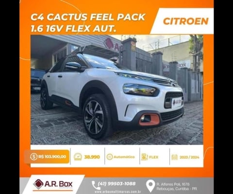 CITROEN C4 CACTUS 1.6 FEEL PACK AUT 2024 BRANCO