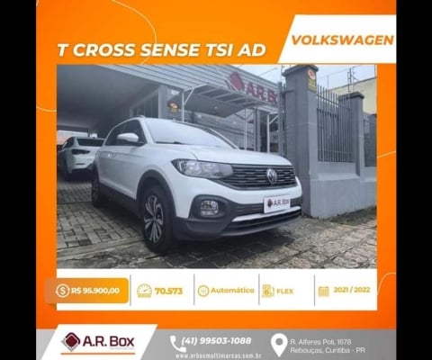 VOLKSWAGEN T CROSS SENSE TSI AD 2022 BRANCA