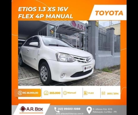 TOYOTA ETIOS 1.3 XS 16V FLEX 4P MANUAL 2014