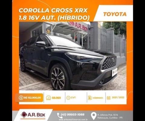 TOYOTA COROLLA CROSS XRX 1.8 16V AUT. (HÍBRIDO) 2022 PRETO