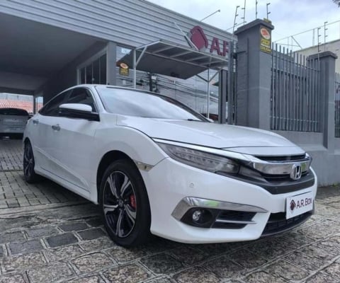 HONDA CIVIC TOURING CVT 2018 BRANCO 