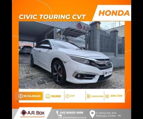 HONDA CIVIC TOURING CVT 2018 BRANCO 