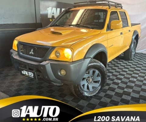 Mitsubishi L200 savana 2009 2.5 4x4 cd 8v turbo diesel 4p manual