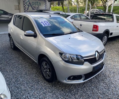 RENAULT SANDERO EXPRESSION VIBE 2018 COMPLETO E COM MOTOR 1.0 EDIÇÃO ESPECIAL!