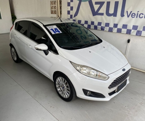 FORD NEW FIESTA TITANIUM 1.6 POWERSHIFT AUTOMATICO C/ BANCOS DE COURO 2014