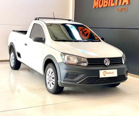 Volkswagen Saveiro Robust 1.6 Total Flex 8V  - Branca - 2021/2022