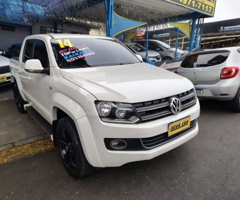 AMAROK HIGHLINE 2.0 4X4 TDI AT 2014-2014 / 2*DONO TOP DE LINHA 76.000 KM IMPECAVEL