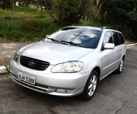 TOYOTA COROLLA FIELDER 2005 1.8 MANUAL PRATA MUITO BEM CONSERVADA .