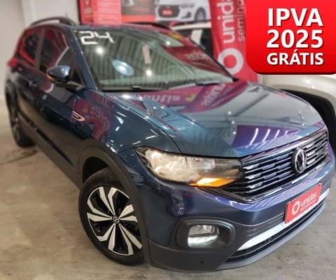 Volkswagen T-cross 2024 1.0 200 tsi total flex comfortline automático