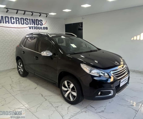 Peugeot 2008 Griffe 1.6 Turbo Flex 5p Mec.  - Preta - 2015/2016