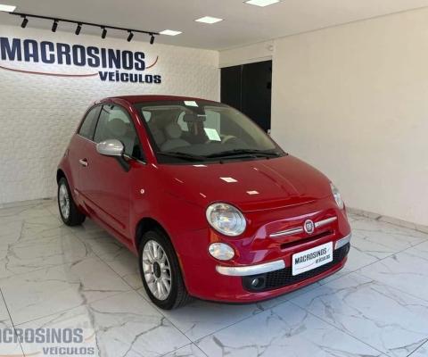 Fiat 500 Cabrio Gucci Flex 1.4 Aut.  - Vermelha - 2013/2014