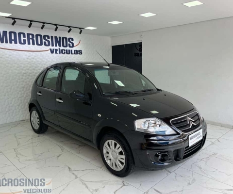 Citroën C3 Exclusive 1.4 Flex 8V 5p  - Preta - 2010/2011