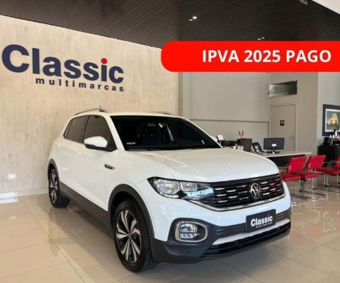 VOLKSWAGEN T-CROSS HIGHLINE 1.4 TURBO 250 TSI 2023 IPVA 2025 PAGO