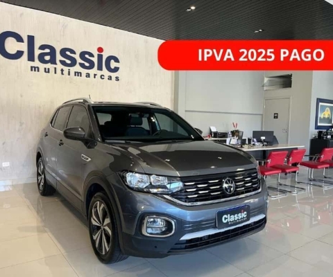  T- CROSS HIGLINE 1.4 250 AUTOMÁTICA TSI 2024 IPVA 2025 PAGO