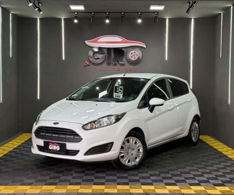 Ford Fiesta 1.5 16V Flex Mec. 5p  - Branca - 2015/2016