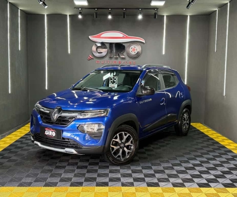 Renault Kwid OUTSIDER 1.0 Flex 12V 5p Mec.  - Azul - 2022/2023