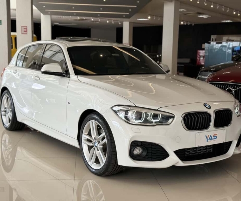 BMW 125i M Sport/Active Flex 2.0 TB Aut. 5p  - Branca - 2015/2016