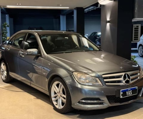 Mercedes-Benz C-180 CGI Classic 1.8 16V 156cv Aut.  - Cinza - 2012/2012